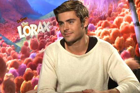Zac Efron interview for Dr. Seuss The-Lorax